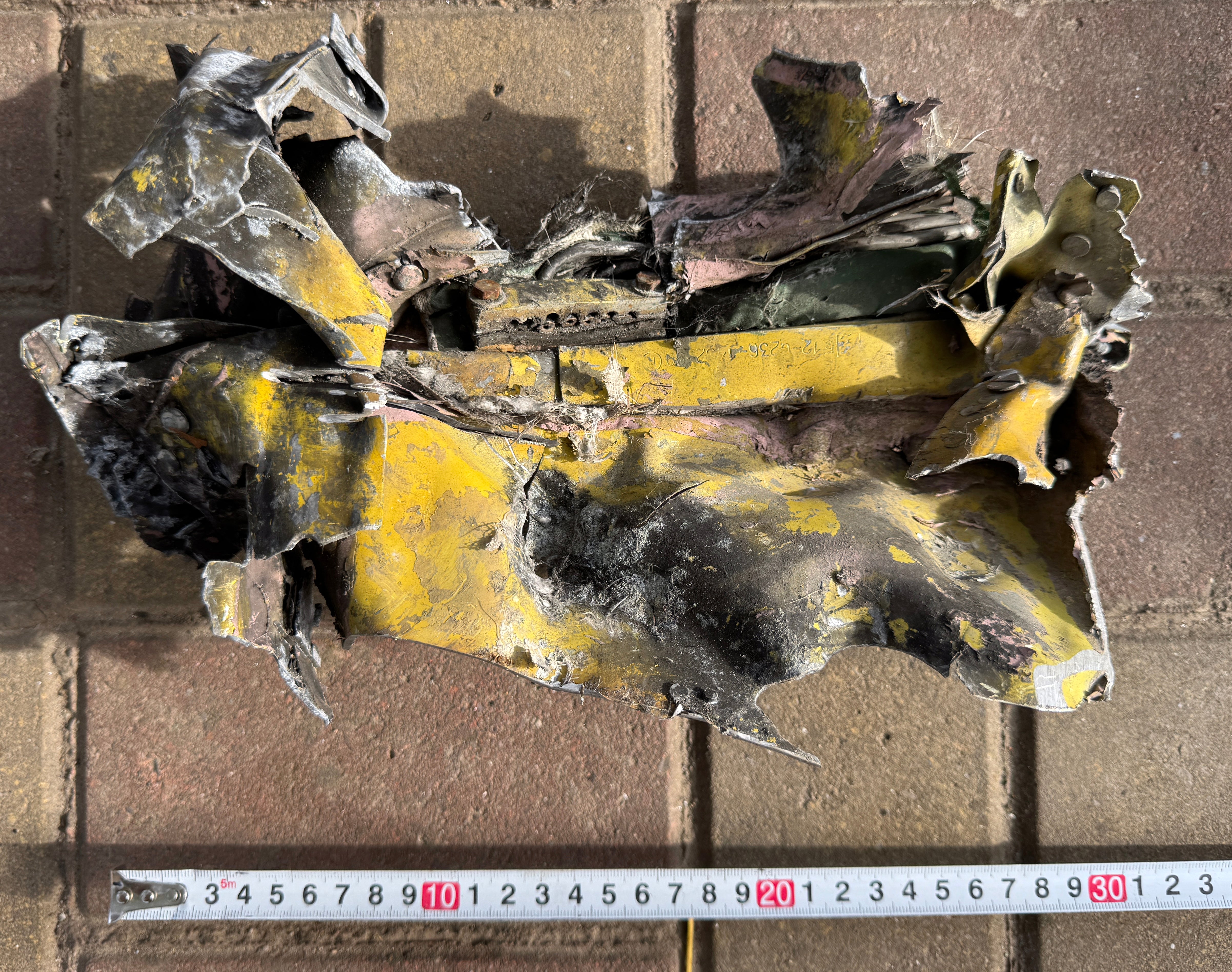 Trophy part of the front-line supersonic fighter-bomber SU 34 russian shot down aviation russia Ukraine war #168