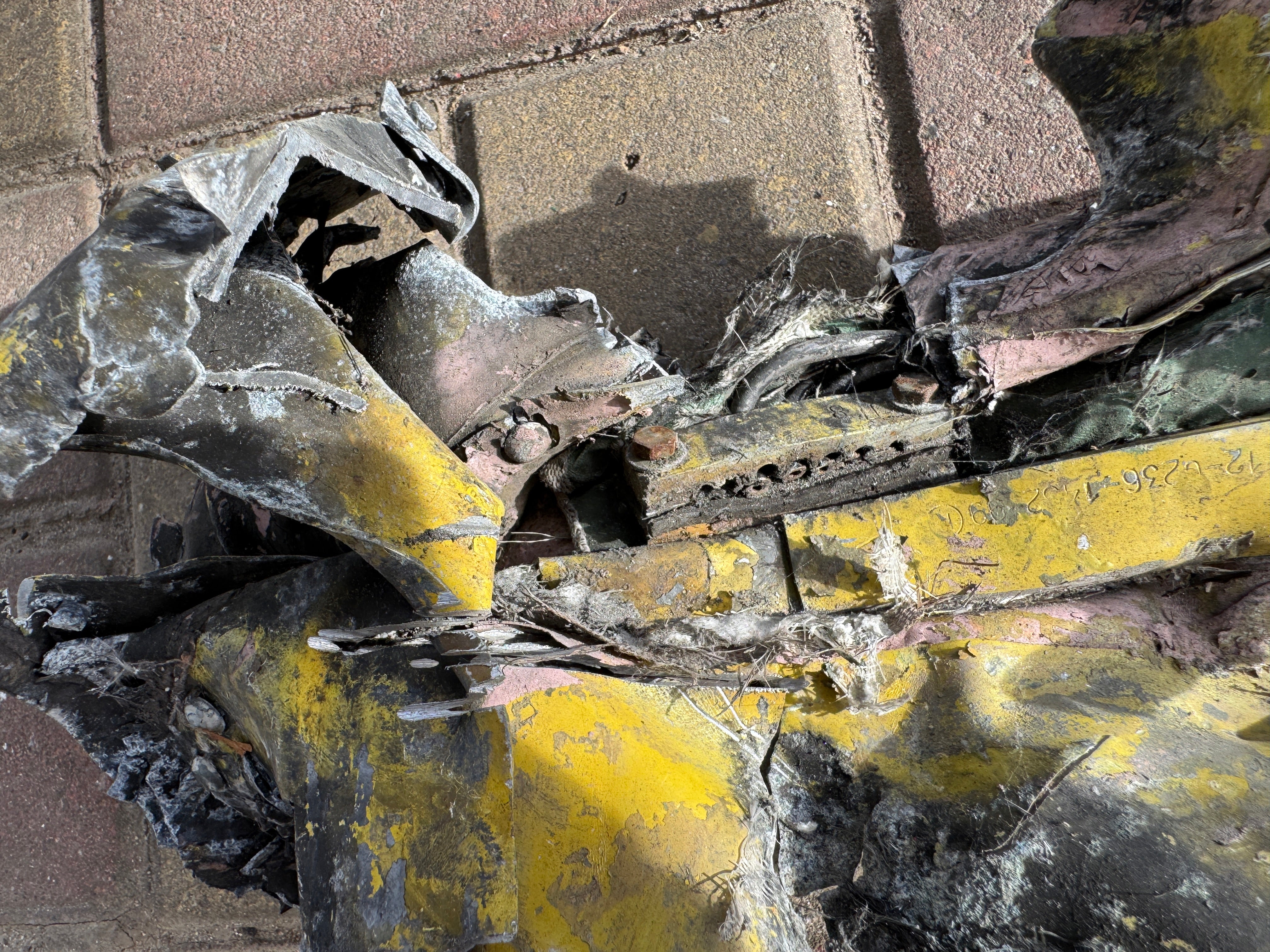 Trophy part of the front-line supersonic fighter-bomber SU 34 russian shot down aviation russia Ukraine war #168