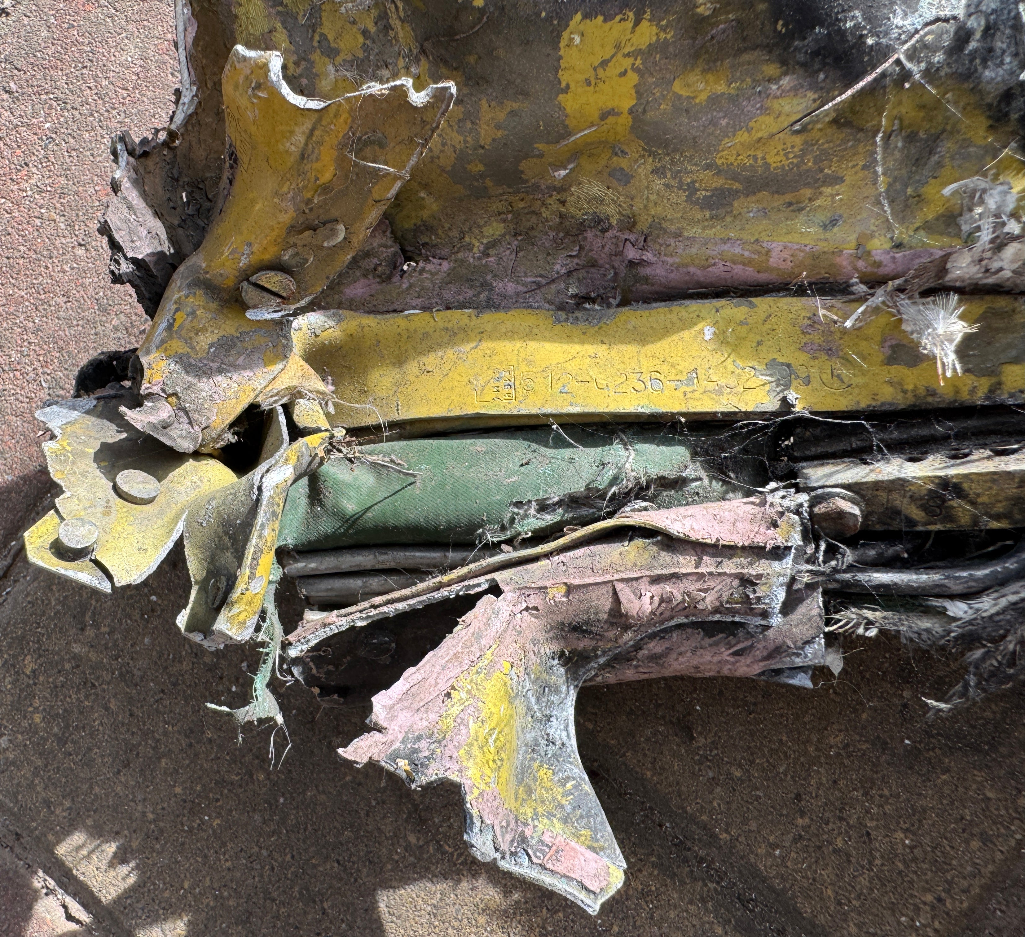 Trophy part of the front-line supersonic fighter-bomber SU 34 russian shot down aviation russia Ukraine war #168