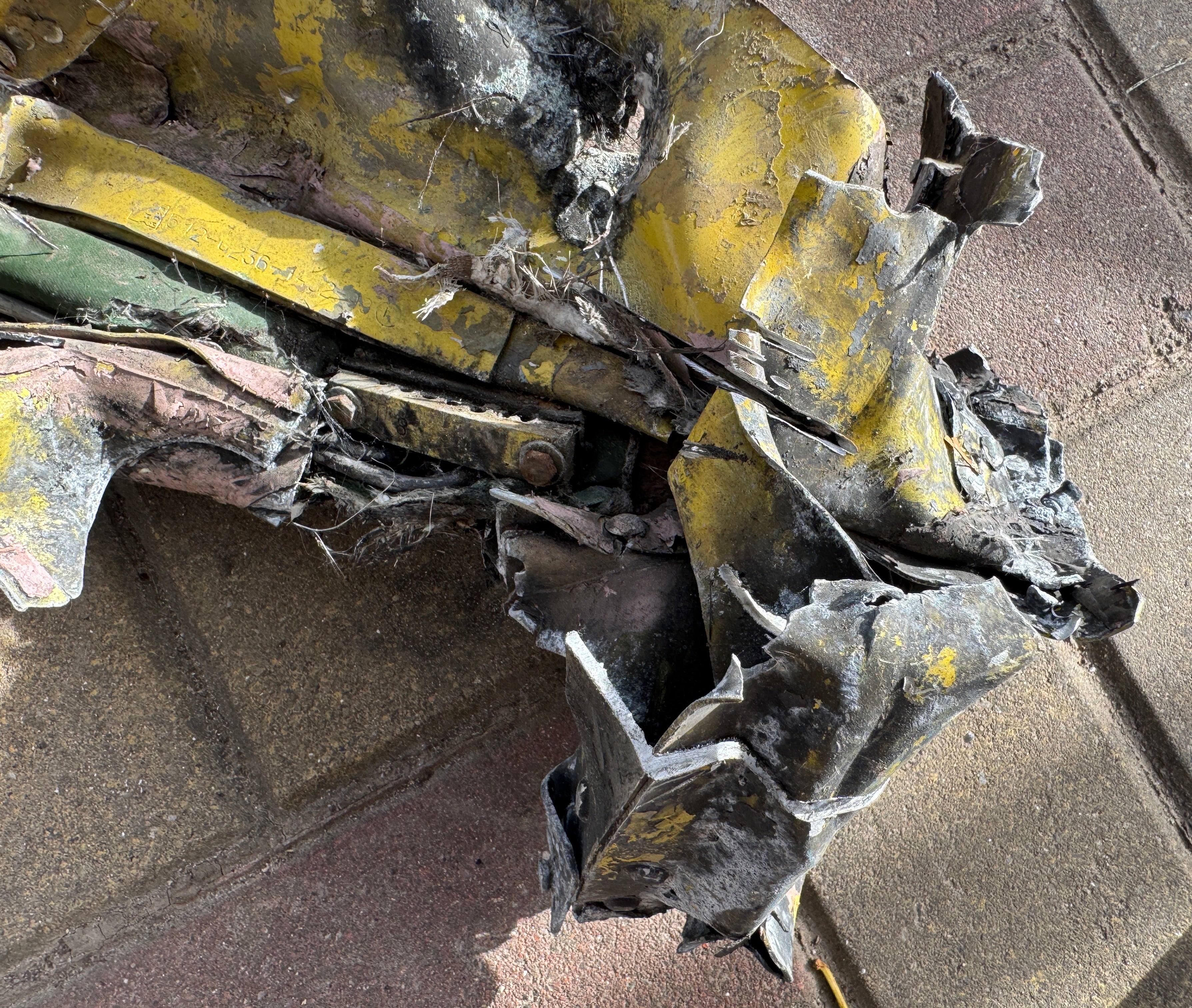 Trophy part of the front-line supersonic fighter-bomber SU 34 russian shot down aviation russia Ukraine war #168