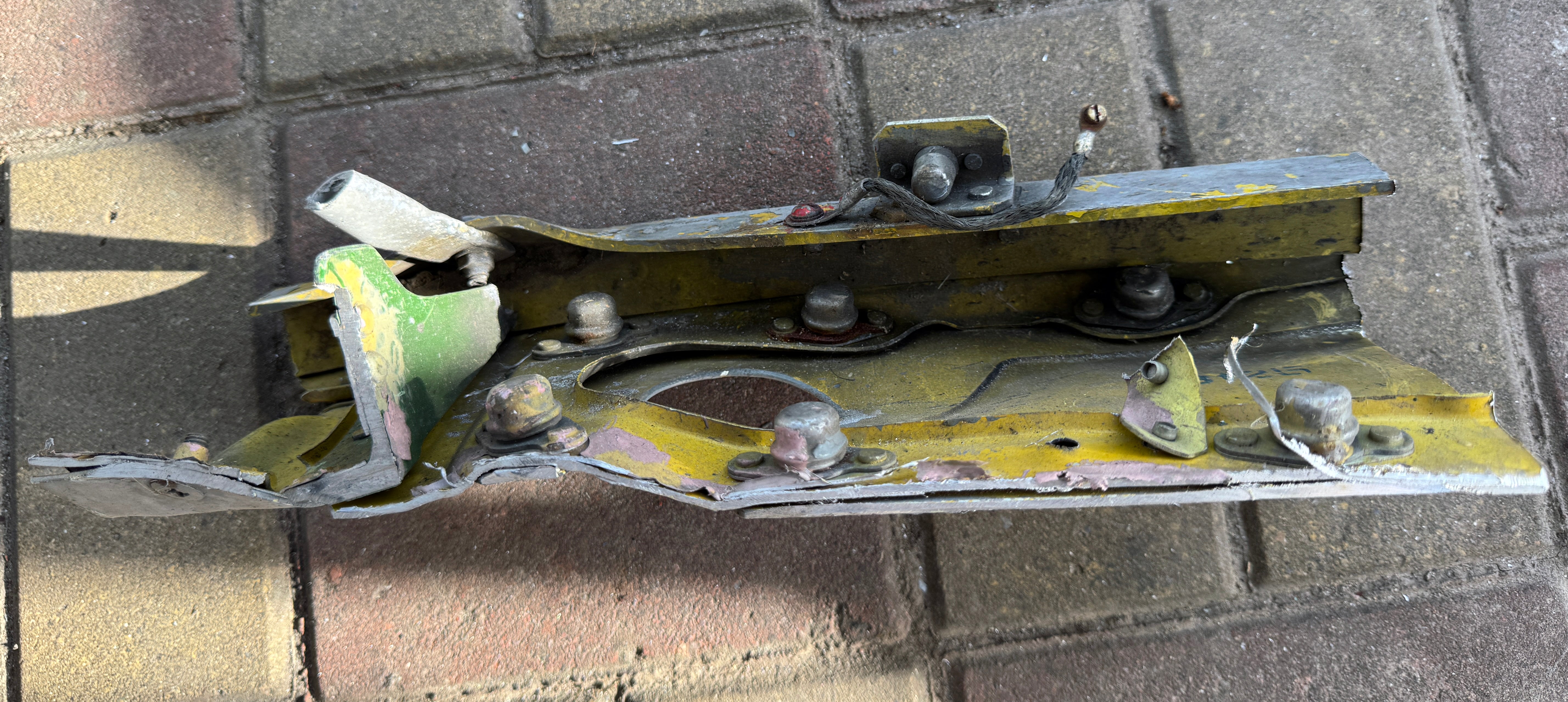 Trophy part of the front-line supersonic fighter-bomber SU 34 russian shot down aviation russia Ukraine war #170