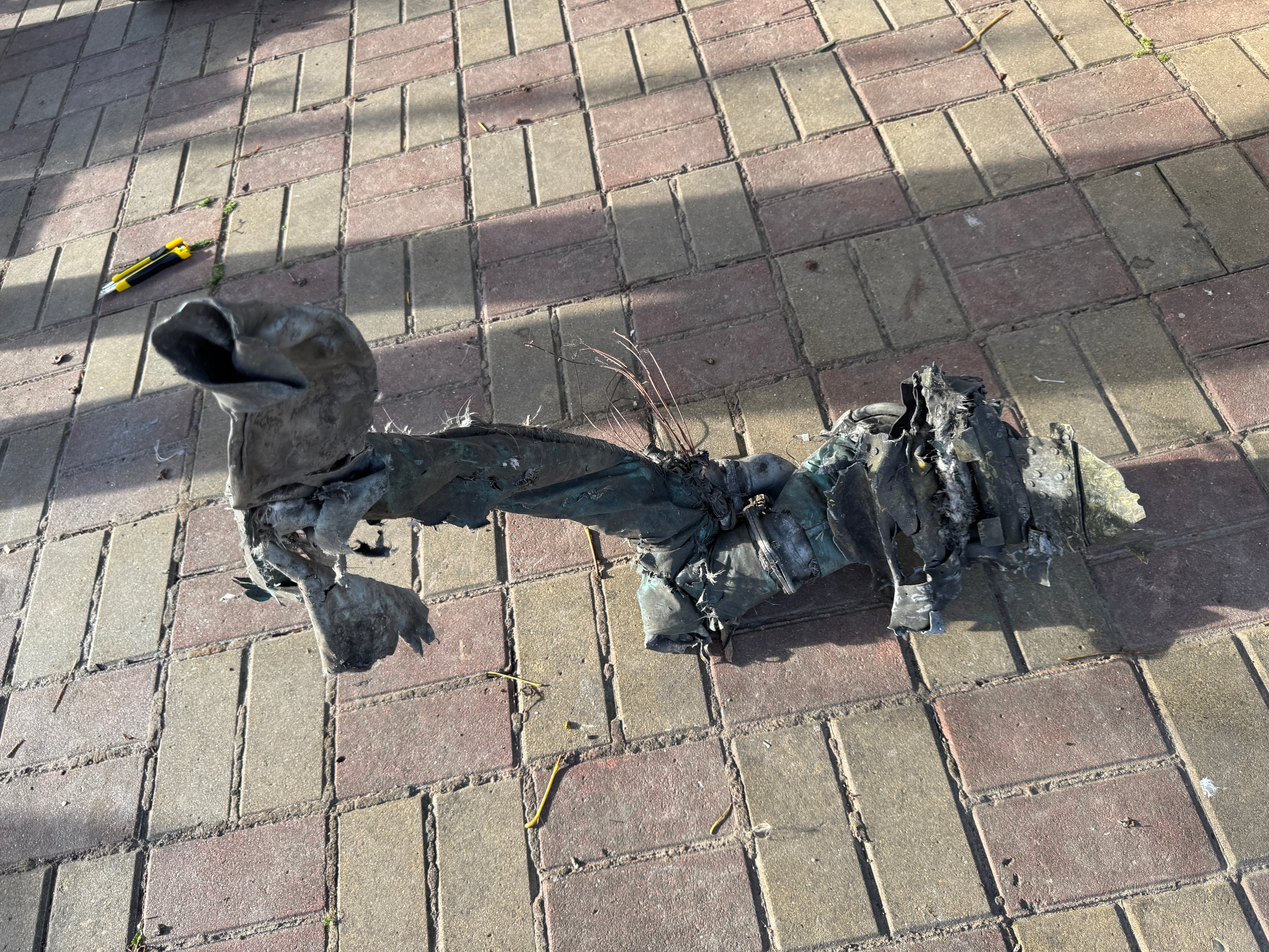 Trophy part of the air conditioning system supersonic fighter-bomber SU 34 russian shot down aviation russia Ukraine war #176
