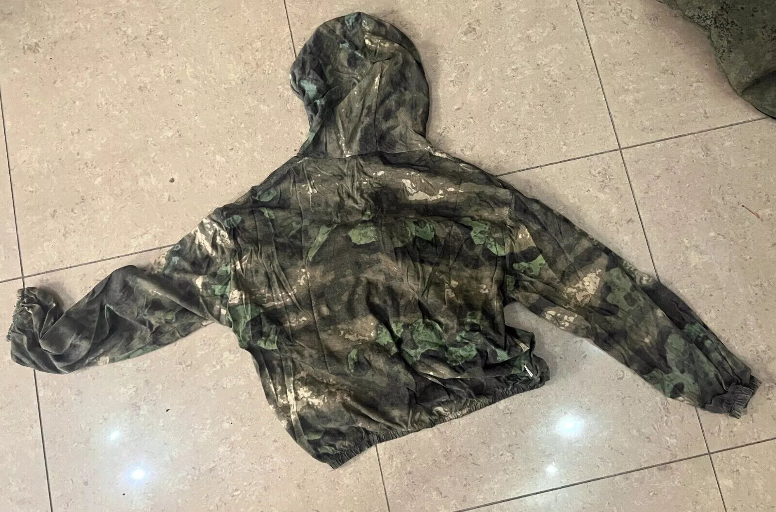 Trophy russian special forces soldier set uniform Kadyrovite Chechen jacket patch cap costume pants camo moss russia military army Ukraine war 2022-2024 #3