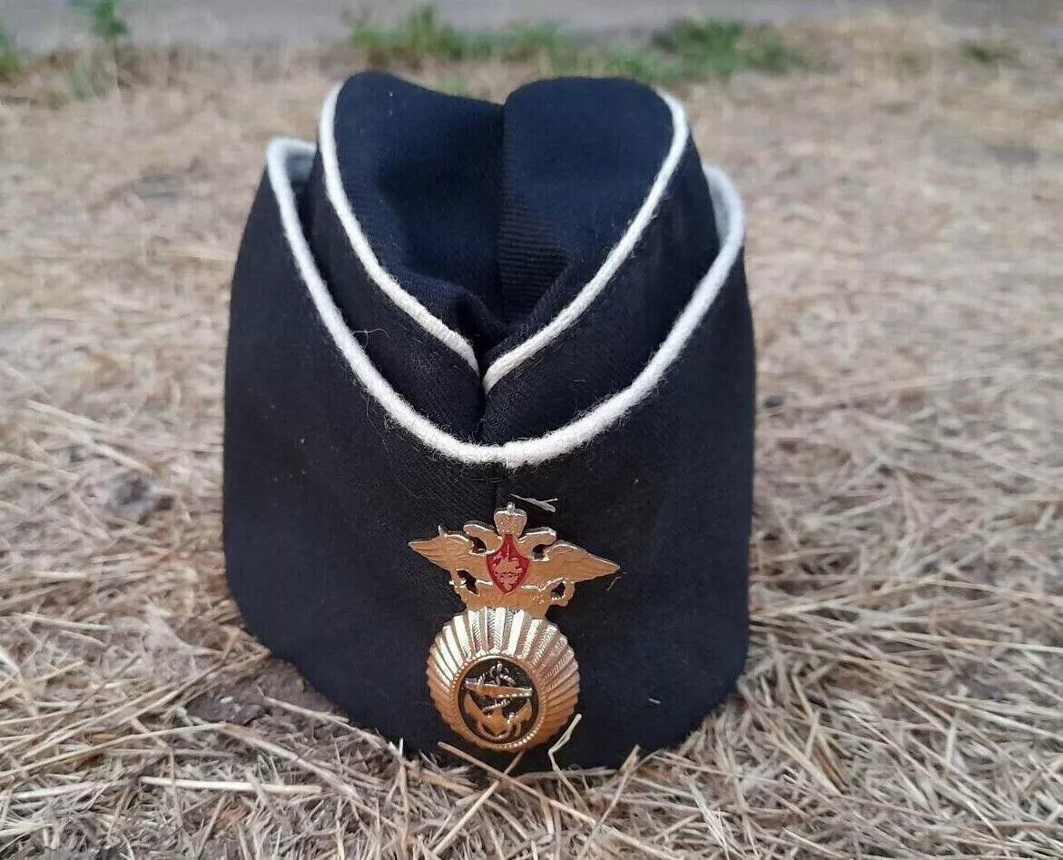 Trophy set russian soldier marine crops officer navy hat cap patch military army patches shevron Russia Ukraine war 2022-2024