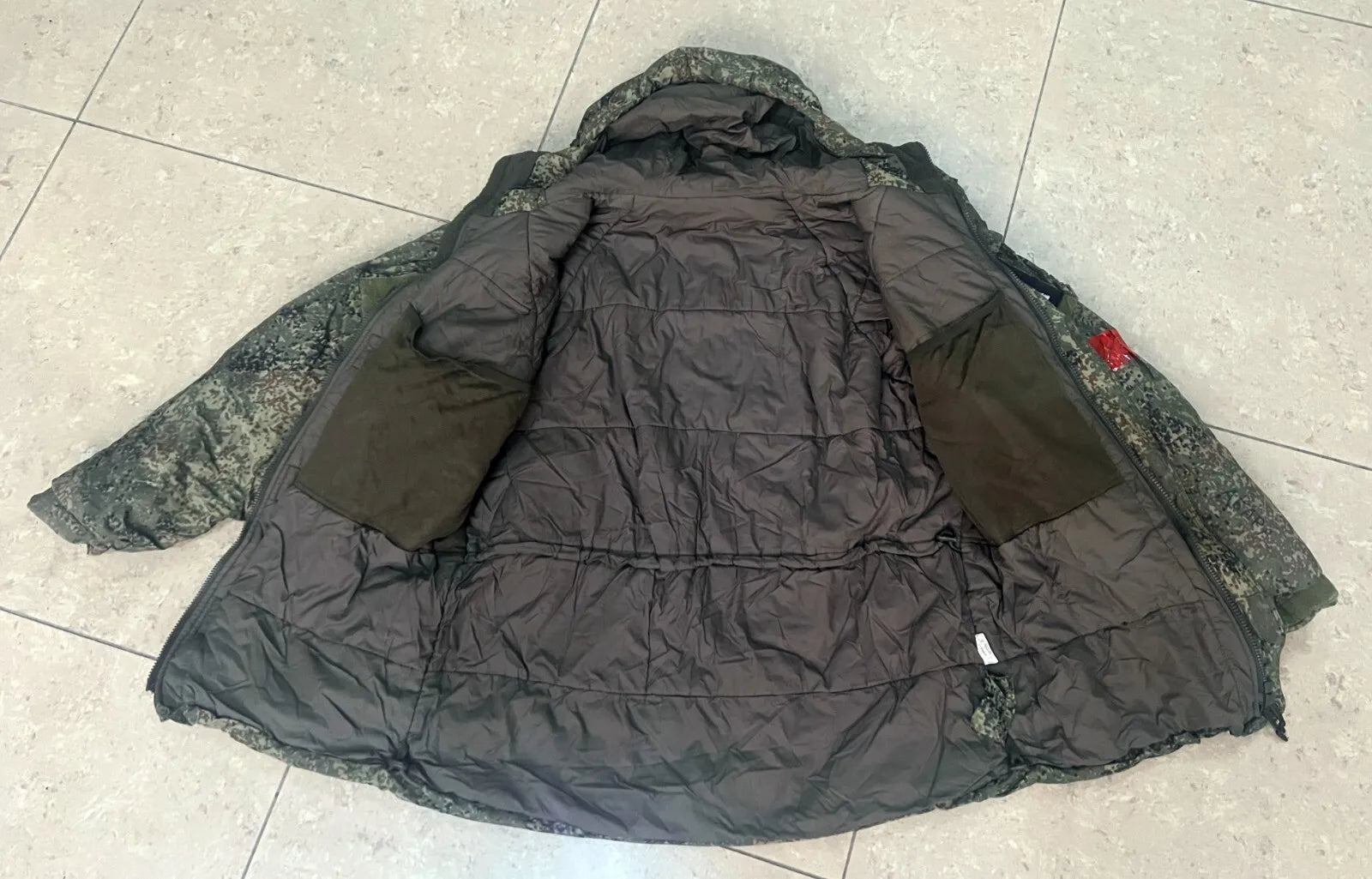Trophy set russian soldier uniform winter jacket patch pants camo EMR russia military army Ukraine war 2022-2024