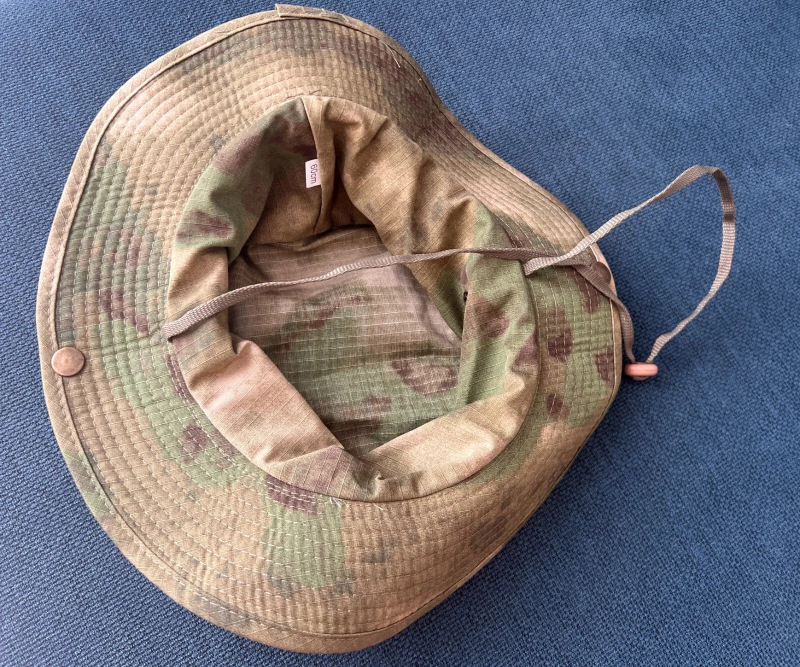 Trophy russian soldier uniform Kadyrovite Chechen cap hat ribbon camo moss military army Russia Ukraine war 2022-2024 rare