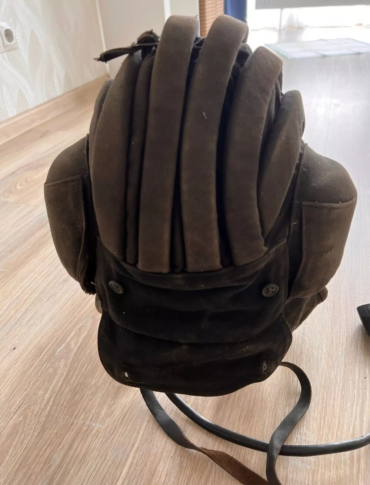 Trophy tankman soldier cap hat headset helmet uniform russian military army Russia Ukraine war 2022-2024 #2