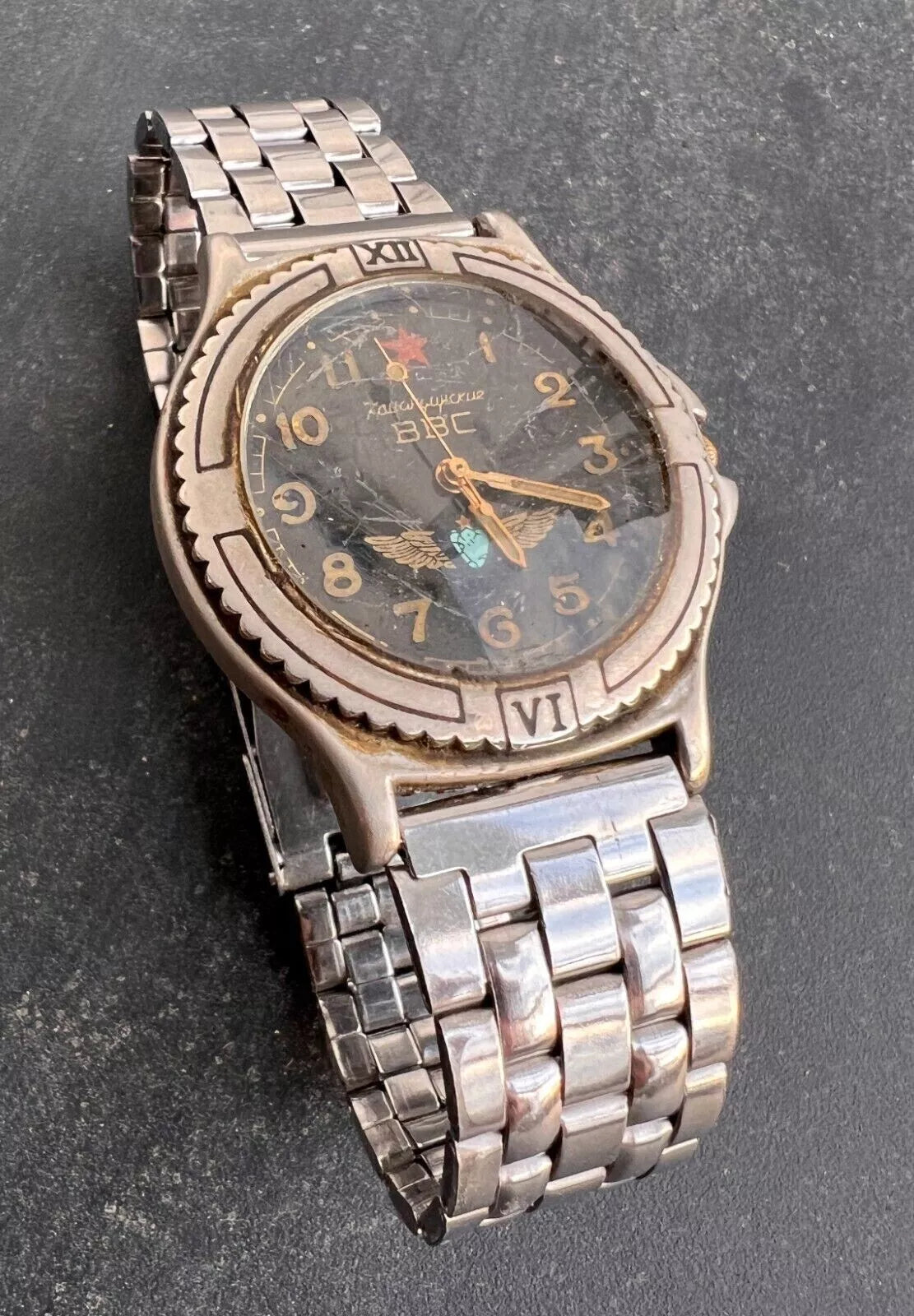 Air Forces pilot wristwatch Komandirskie Watch Military Trophy Rare Russian military army Russia Ukraine war 2022-2024 #10