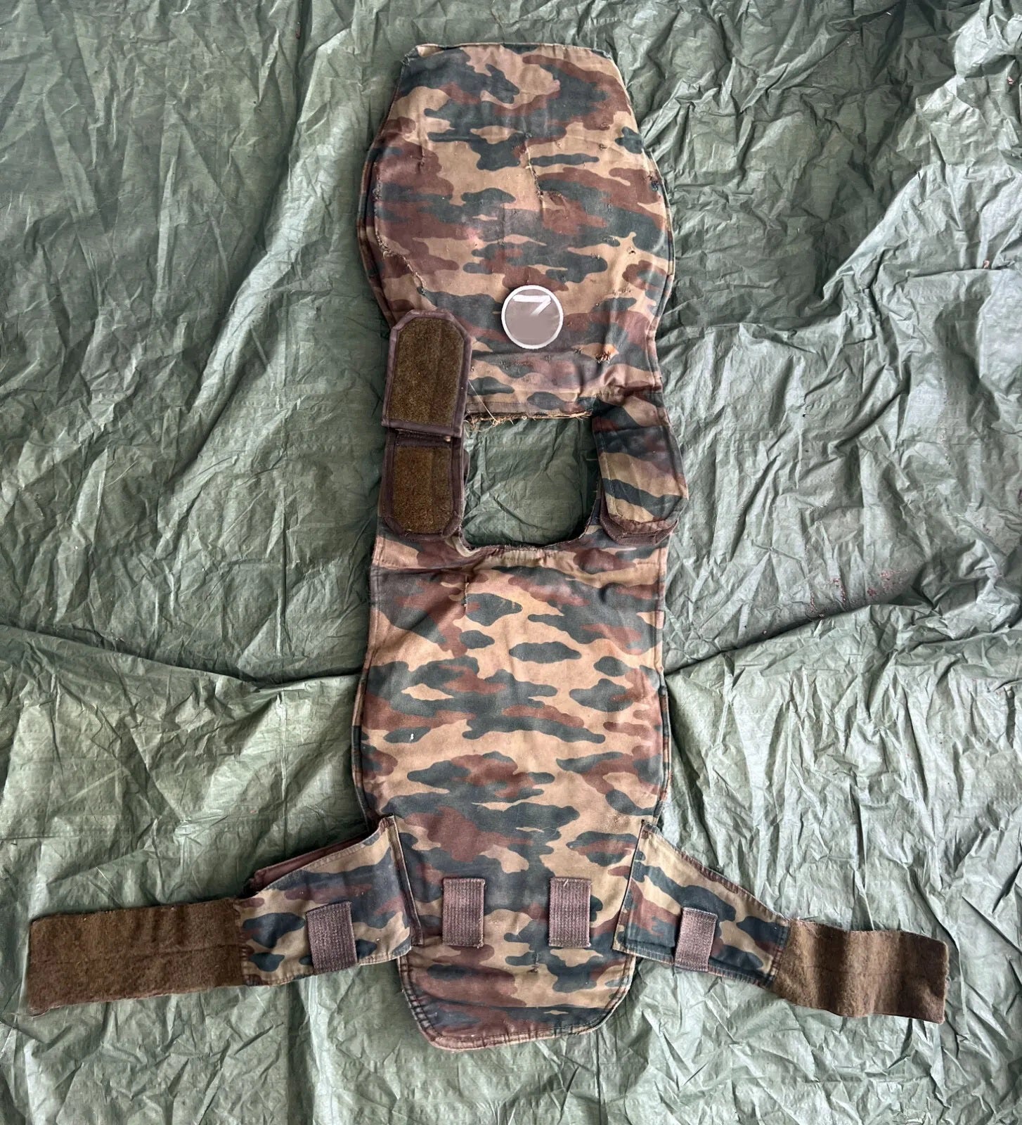 Trophy soldier ammunition vest 6B23-1 flora patch camo russian russia military army Ukraine war 2022-2024