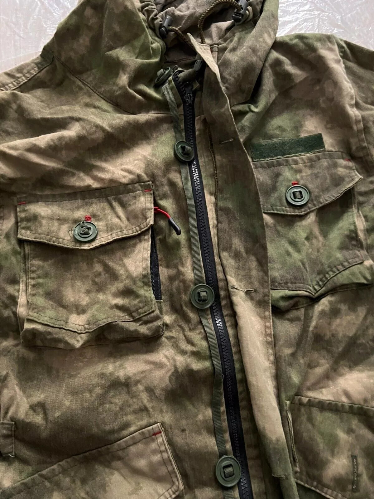 Trophy russian special forces soldier set uniform Kadyrovite Chechen jacket patch pants camo moss russia military army Ukraine war 2022-2024