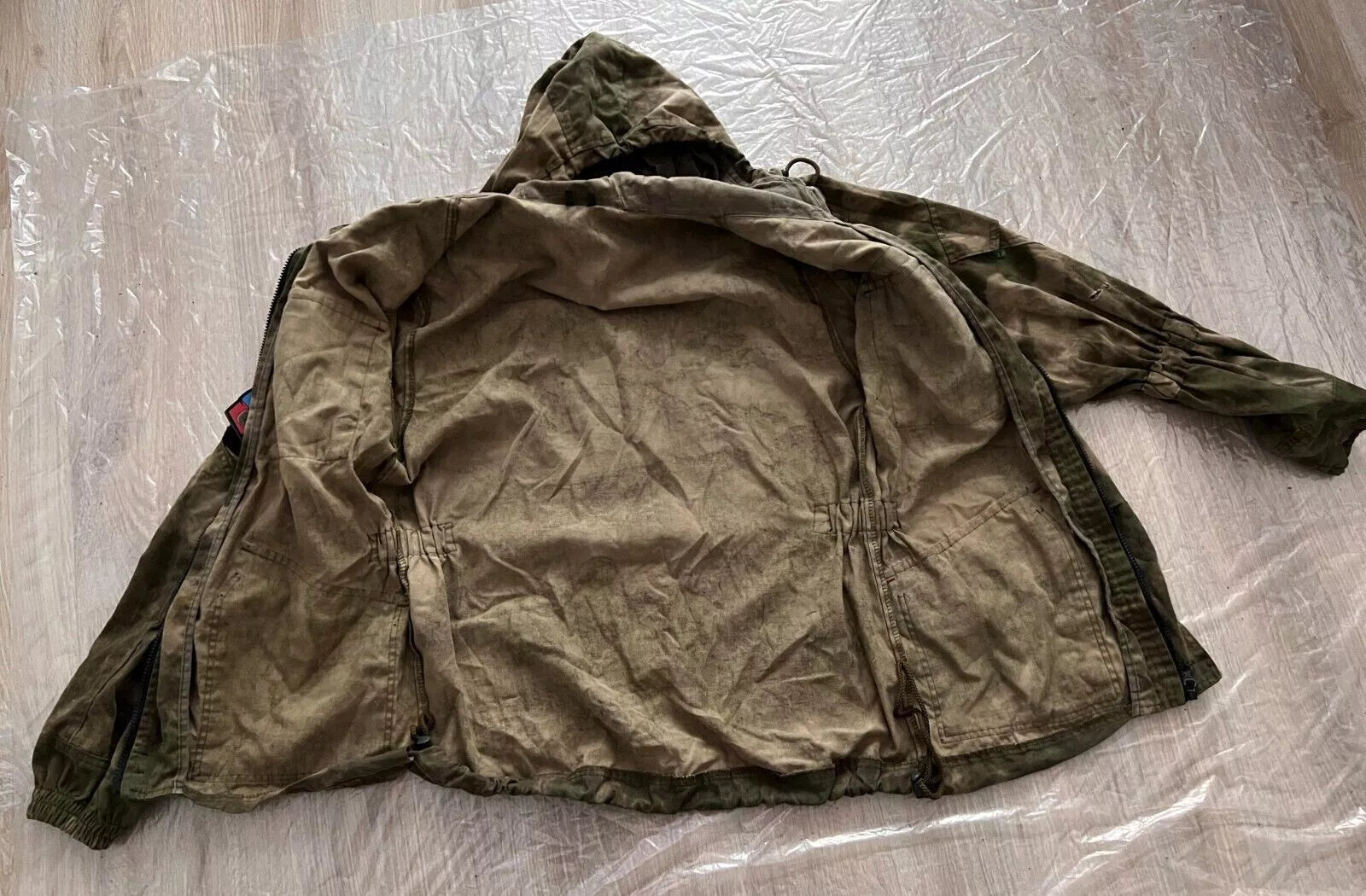 Trophy russian special forces soldier set uniform Kadyrovite Chechen jacket patch pants camo moss russia military army Ukraine war 2022-2024