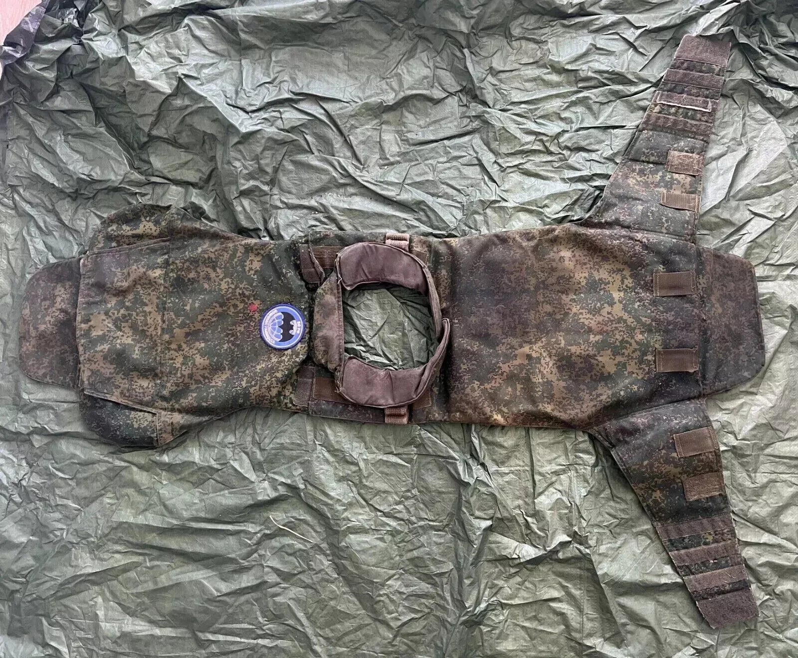 Trophy soldier ammunition special forces intelligence vest 6B23 patch camo russian russia military army Ukraine war 2022-2024