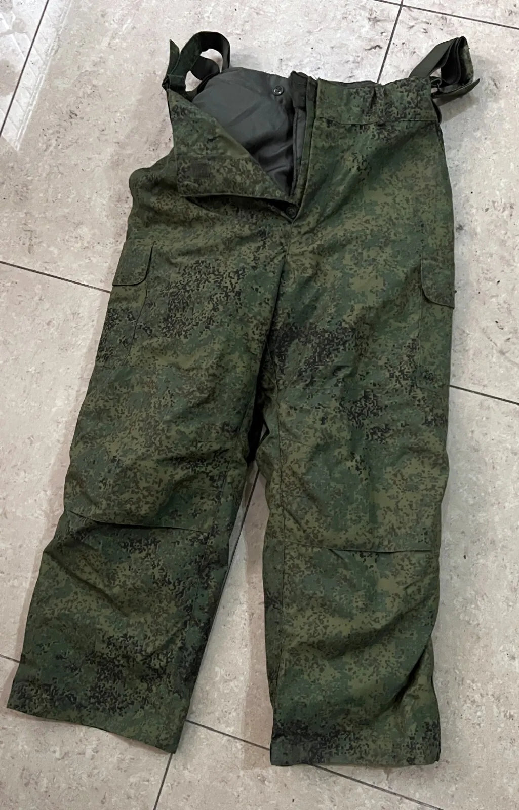 Trophy russian soldier set uniform winter jacket patch costume pants camo EMR russia military army Ukraine war 2022-2024 #4