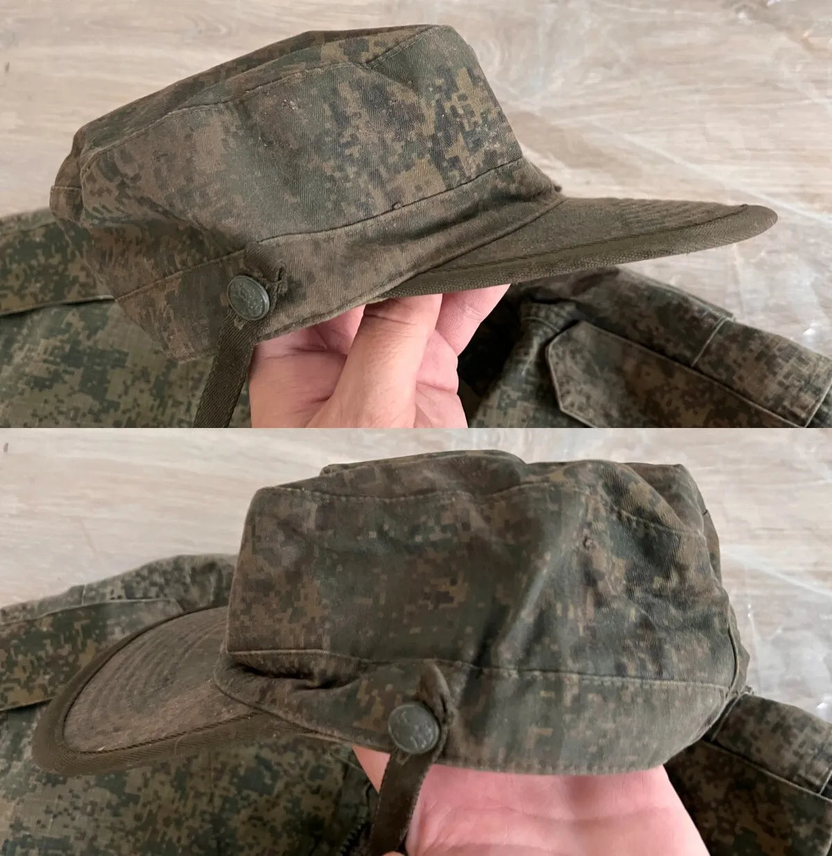 Trophy russian soldier set uniform jacket patch costume pants cap camo EMR military army Russia Ukraine war 2022-2024