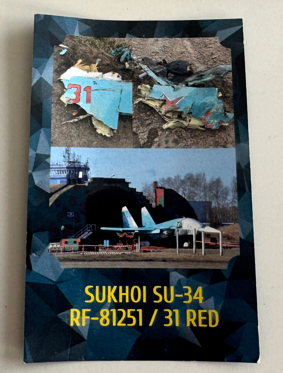 Trophy part of the wing supersonic fighter-bomber SU 34 russian shot down aviation russia Ukraine war #377