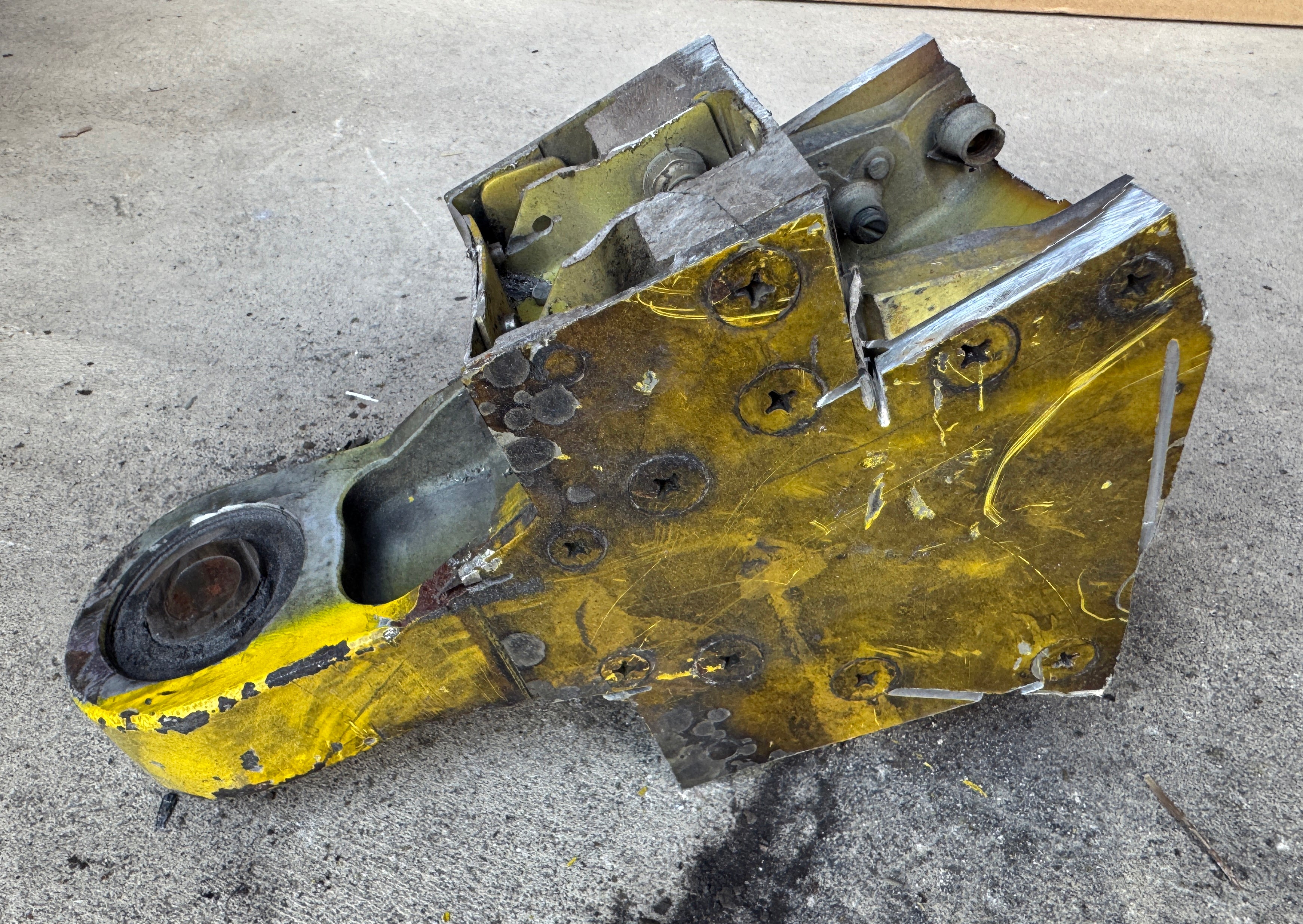 Trophy part of the wing supersonic fighter-bomber SU 34 russian shot down aviation russia Ukraine war #377