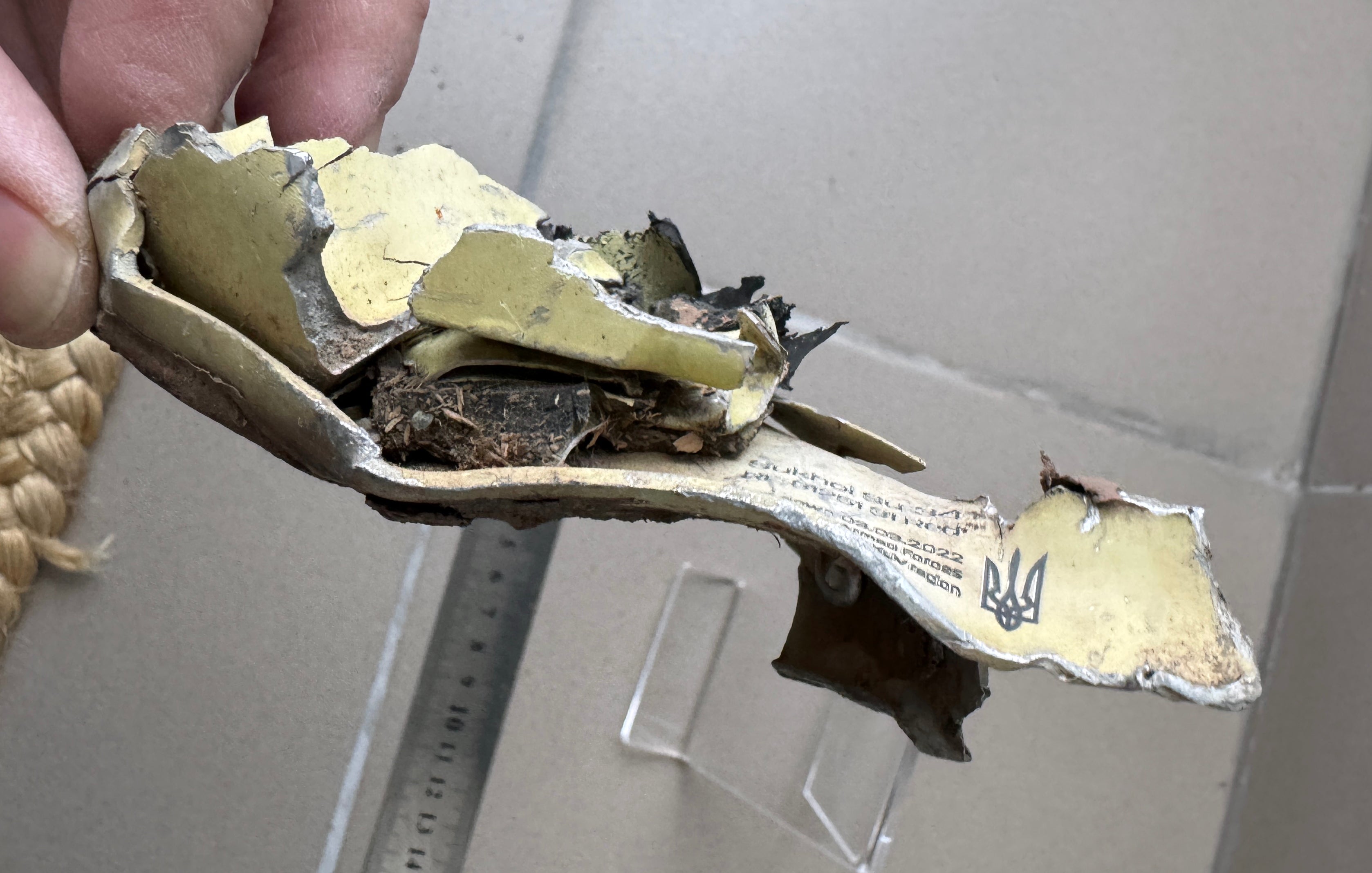 Trophy part of the front-line supersonic fighter-bomber SU 34 russian shot down jet aircraft aviation russia Ukraine war #17