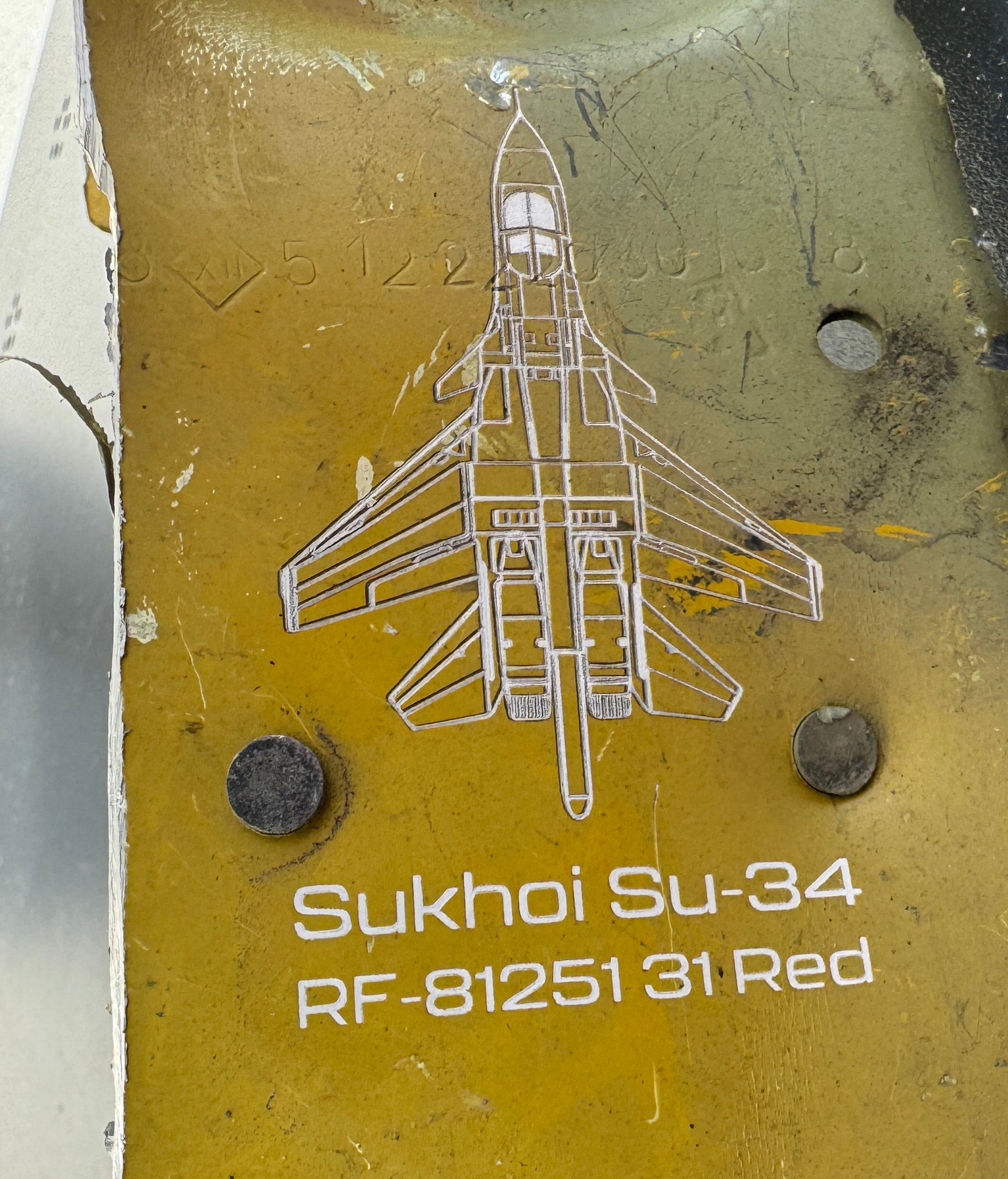 Trophy part of the front-line supersonic fighter-bomber SU 34 russian shot down aviation russia Ukraine war #155