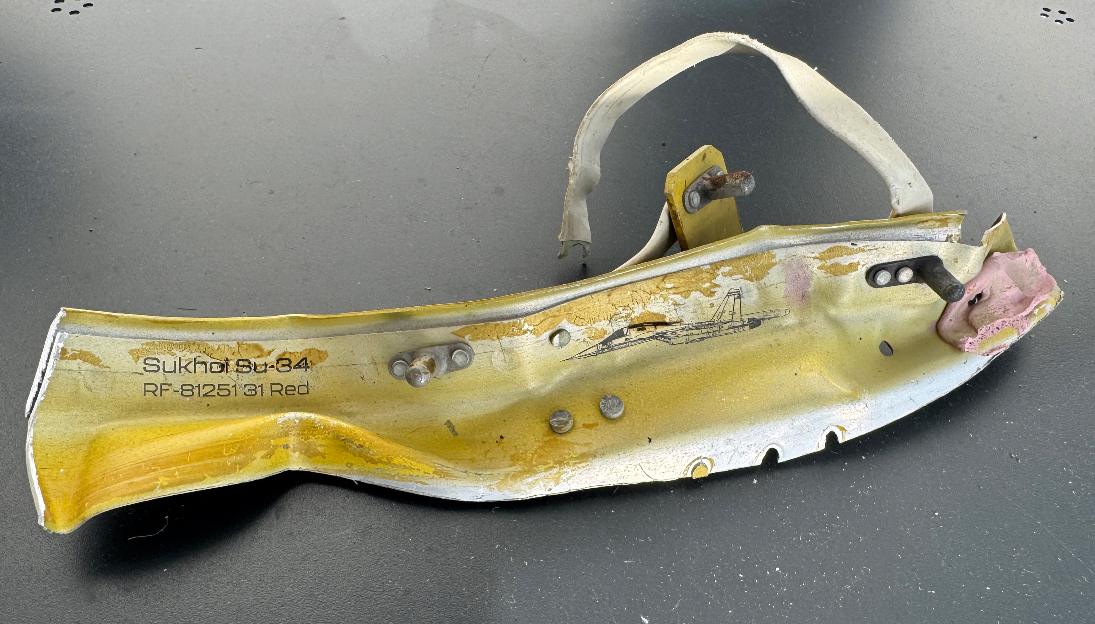 Trophy part of the front-line supersonic fighter-bomber SU 34 russian shot down aviation russia Ukraine war #161