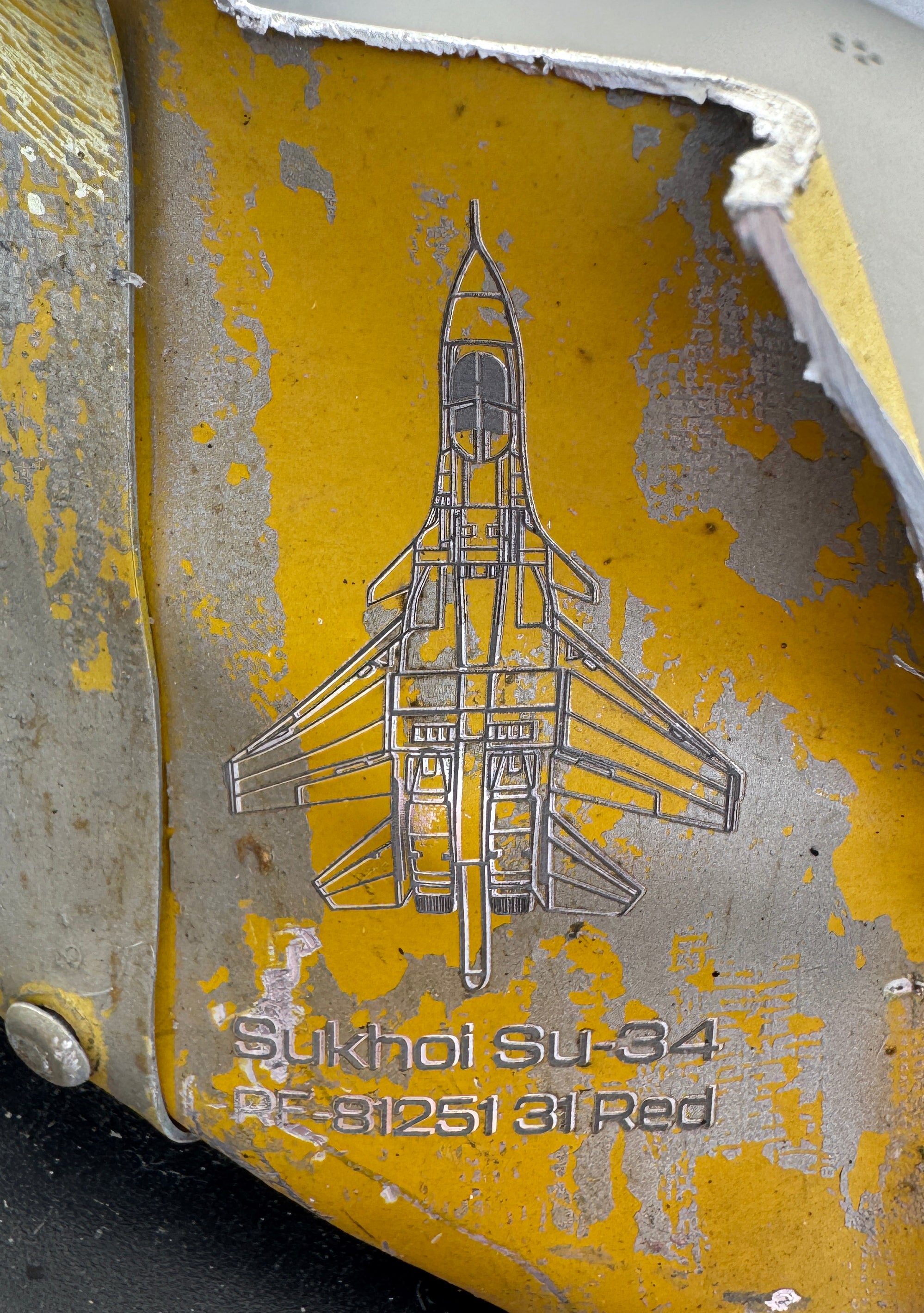 Trophy part of the front-line supersonic fighter-bomber SU 34 russian shot down aviation russia Ukraine war #160